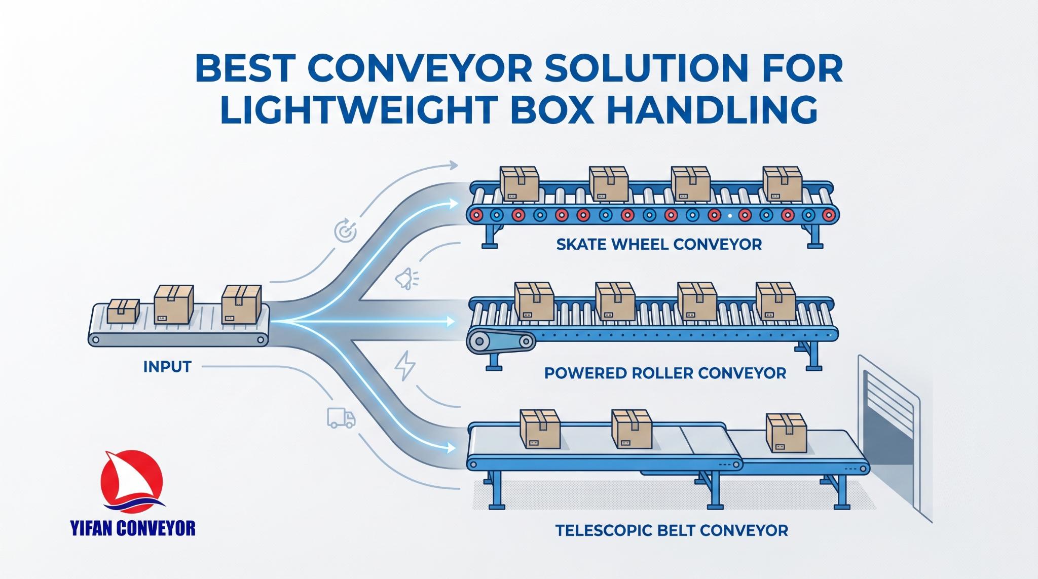 Best Conveyor Solution For Lightweight Box Handling