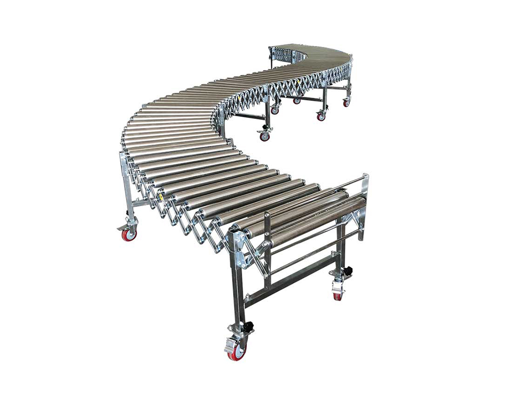 Flexible Gravity Roller Conveyor Stainless Steel 304 FGR-SUS304