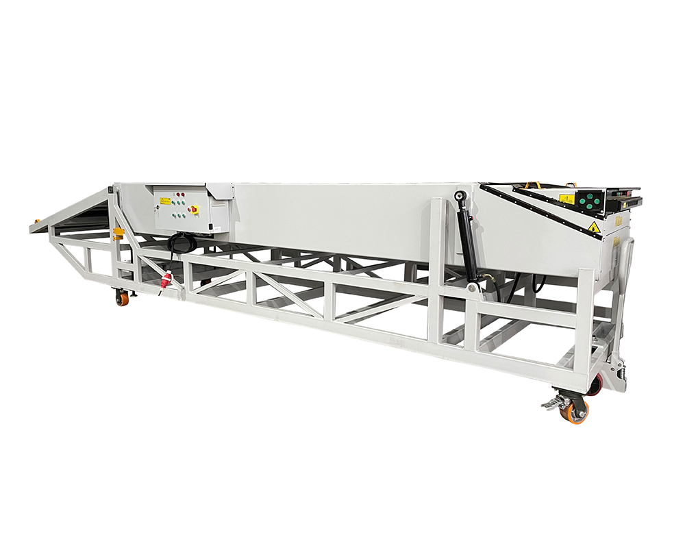 High Chassis Telescopic Belt Conveyor Expandable Loading Conveyor