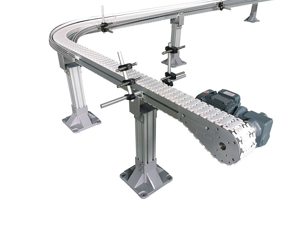 Wholesale Plastic Flexible Chain Conveyor in Aluminum Frame From China-YiFan Conveyor