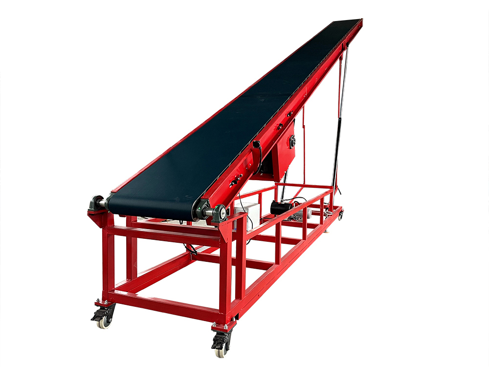 PU Sleeved Roller Conveyor for 25KG Rice Bags loading into trucks,trailers,vans（Model:FPR-PU)
