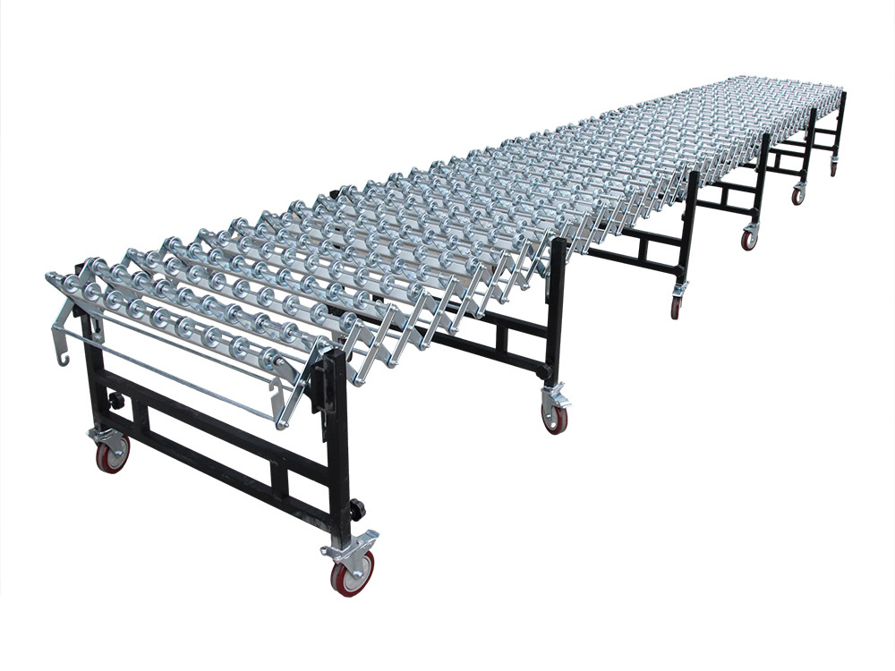 PU Sleeved Roller Conveyor for 25KG Rice Bags loading into trucks,trailers,vans（Model:FPR-PU)