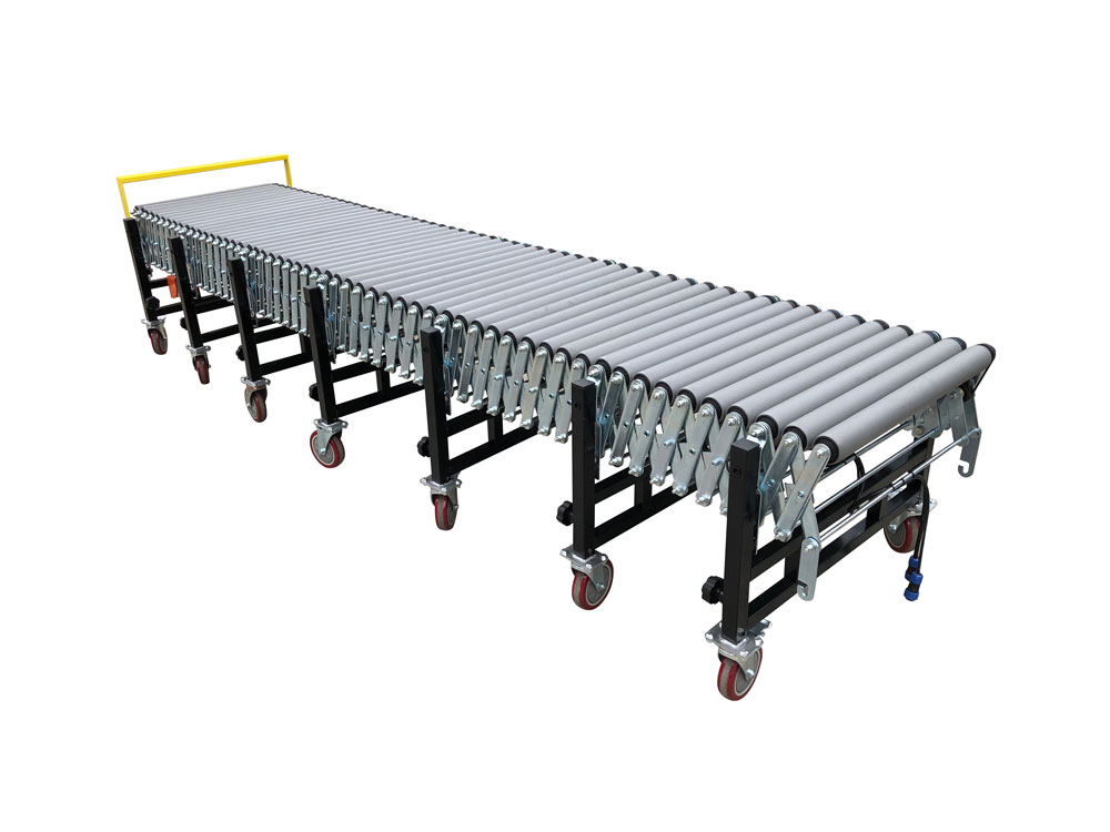 PU Sleeved Roller Conveyor for 25KG Rice Bags loading into trucks,trailers,vans（Model:FPR-PU)
