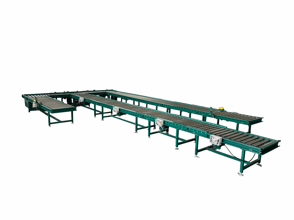 Motorized Roller Conveyor System with PLC Control