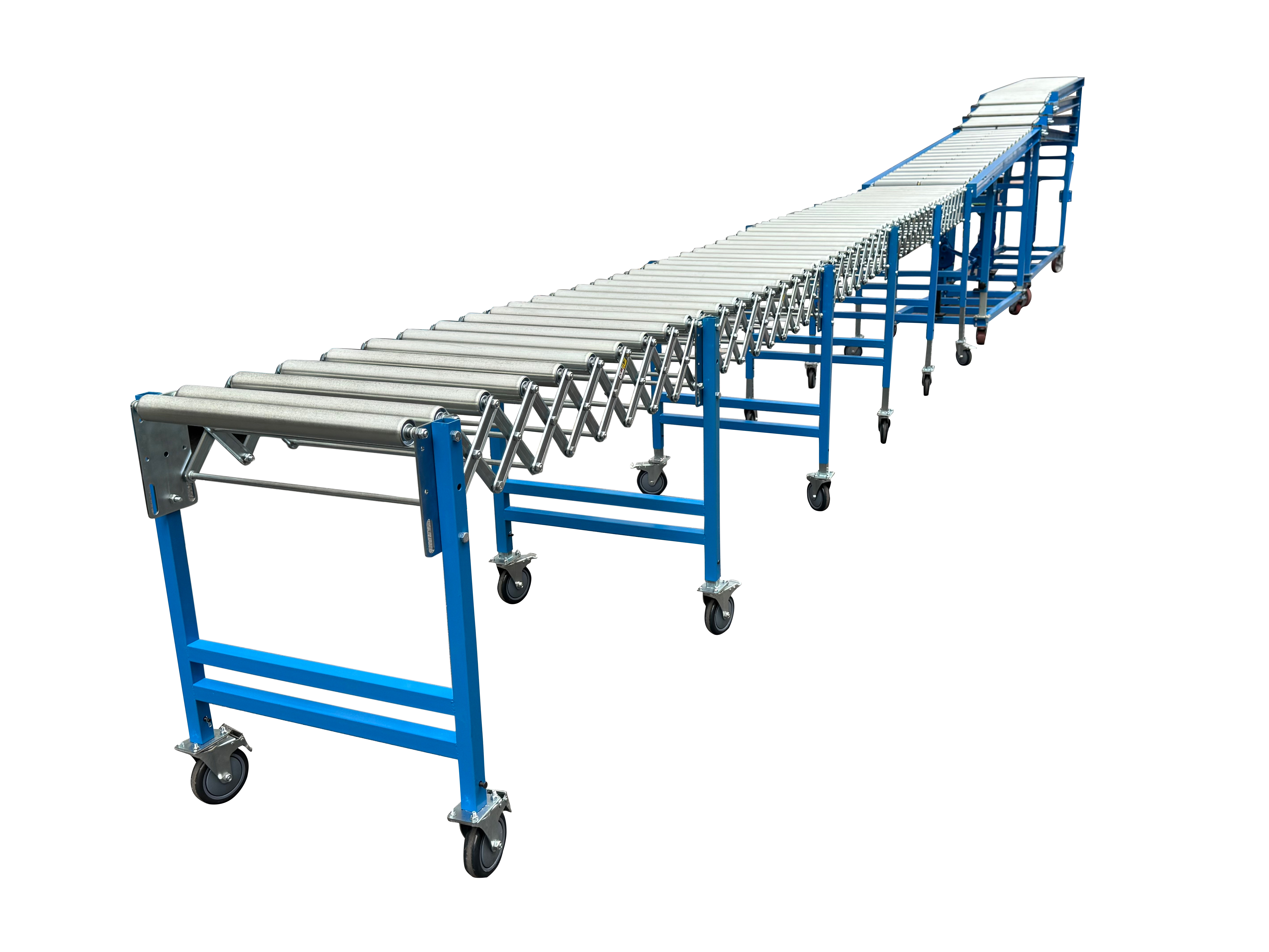 Telescopic Gravity Unloading Roller Conveyor For Boxes/Cartons