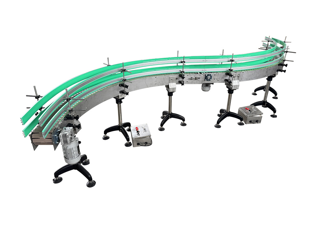 POM Slat Chain Conveyor in SUS304 Frame OEM Factory Price