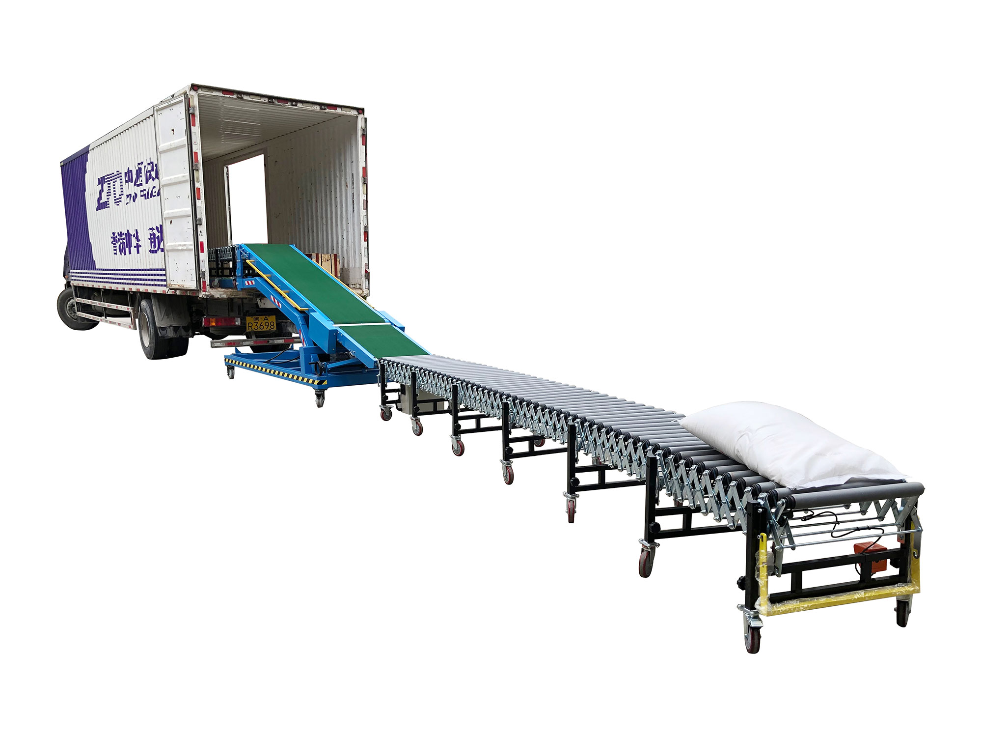 The Best-Selling Dockless Belt Conveyor for truck loading unloading