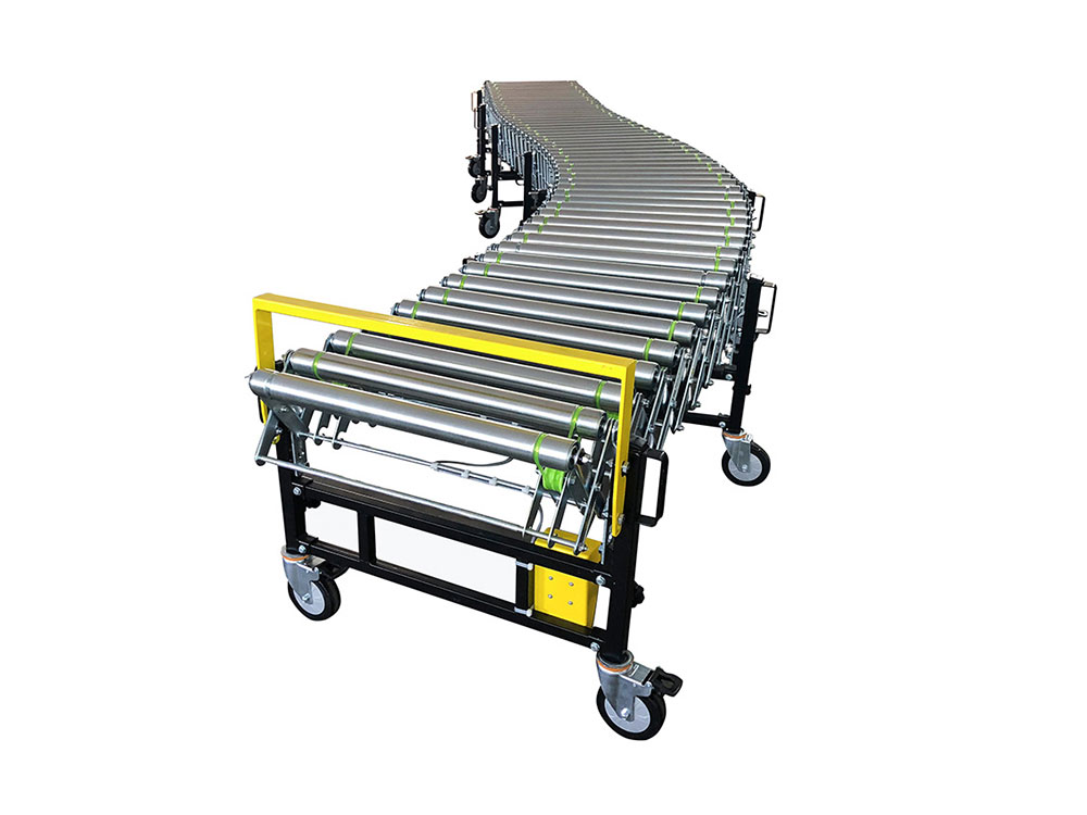 Safe Operation & Low Cost: O‑Belt Driven Extendable Roller Conveyor