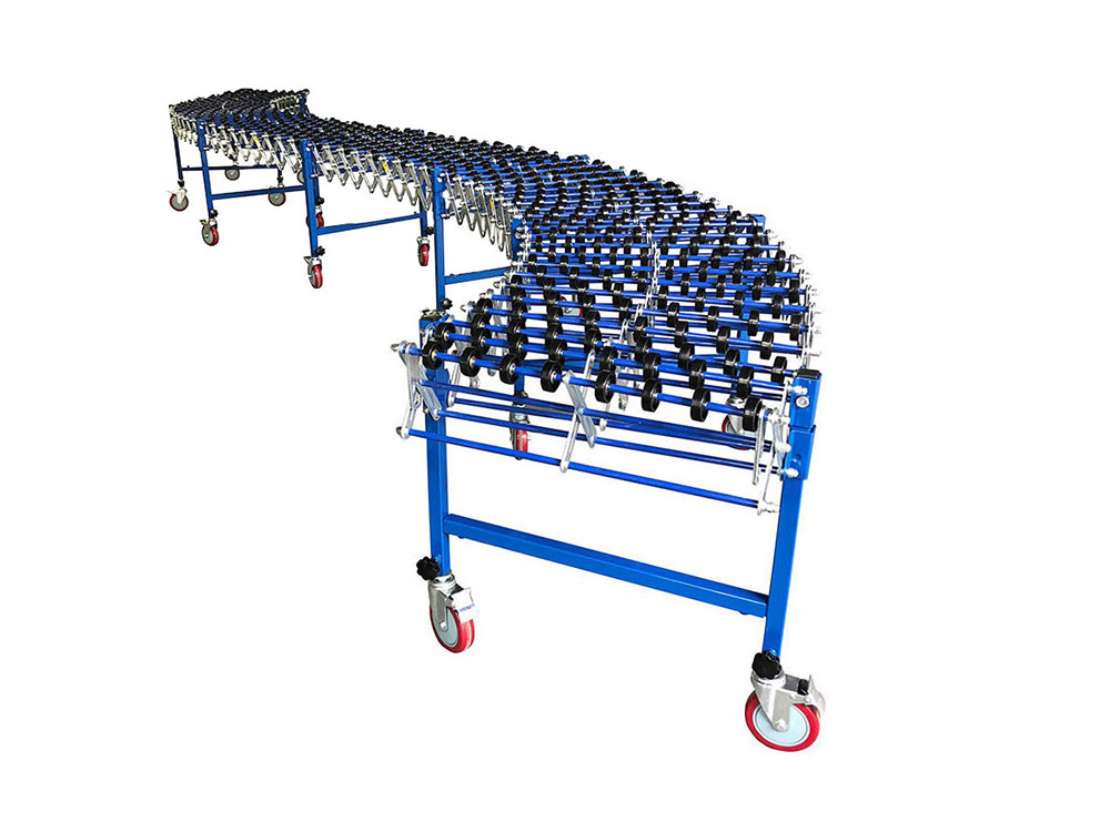24'' Self Tracking Gravity Plastic Skate Wheel Conveyor