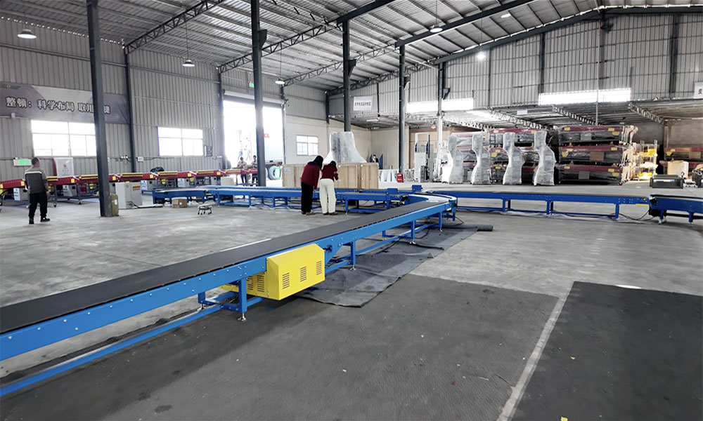 Customized Warehouse Belt Conveyor System with Counting & Speed Control