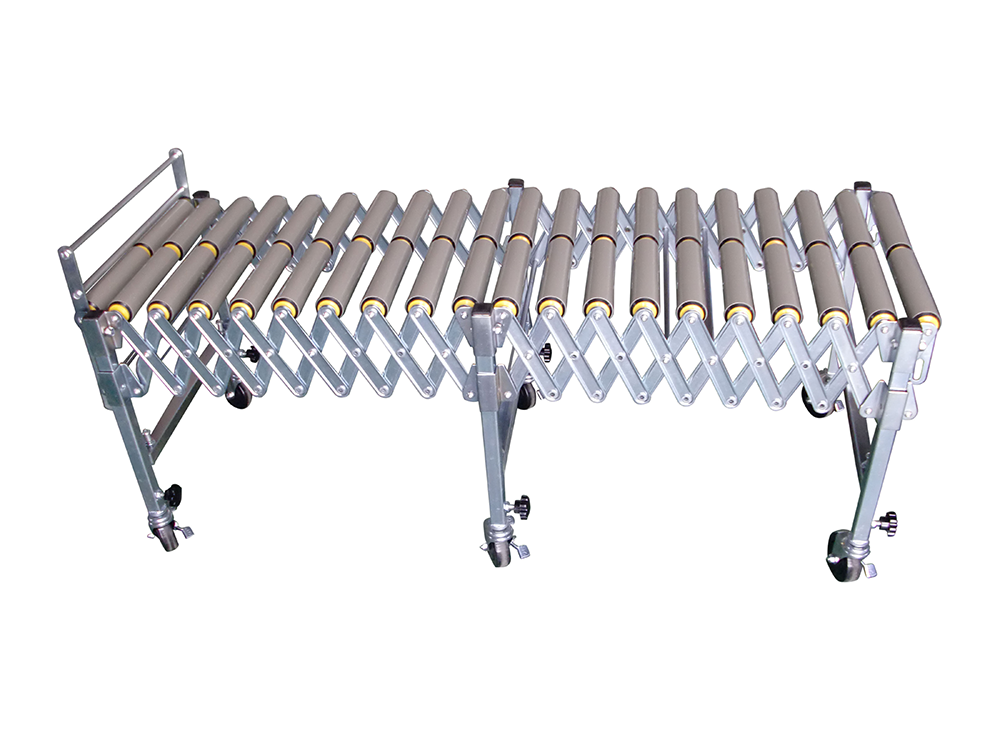 Flexible Gravity Double PVC Roller Conveyor – Extend Your Reach, Simplify Unloading